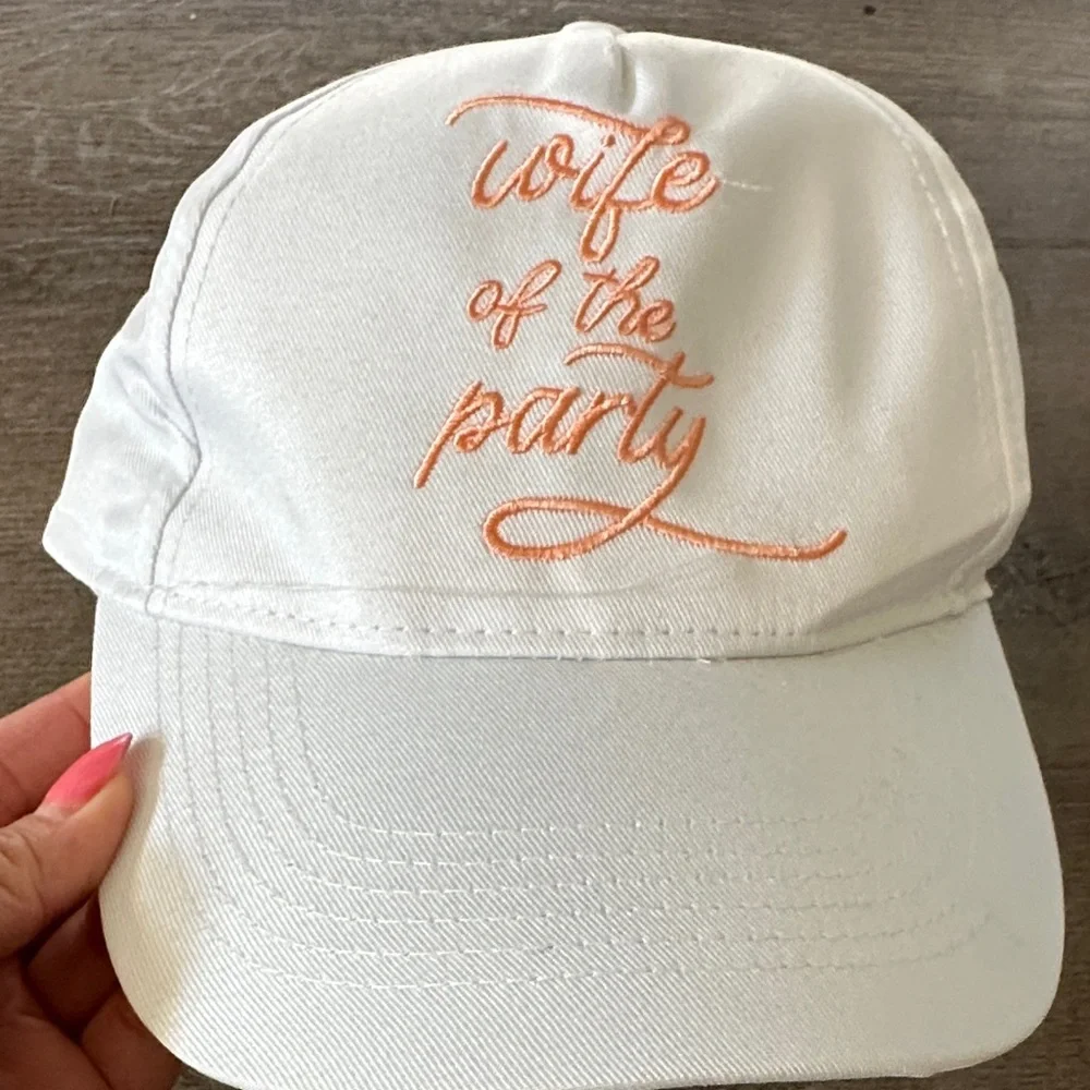 White 'Wife of the Party' Cap